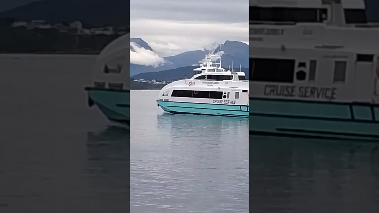 Tråleren"RAV",skyssbåten"Trondheimsfjorden2"og Cruisebåten"Norwegian Star"i Alesund,Norge2026