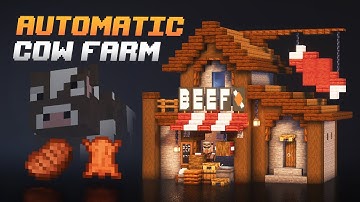 Minecraft: Best Cow Farm Tutorial 1.21+ (Java & Bedrock)