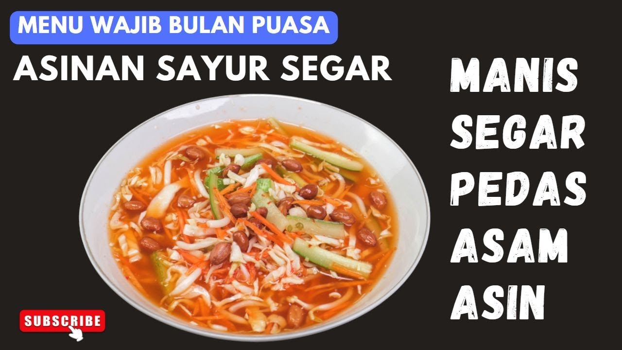 Menu Wajib di bulan puasa!!  Asinan Sayur Segar. Buatnya gampang banget semua bahan mudah didapat.