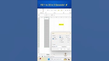 Auto Fill Serial Numbers in Excel Using This Secret Shortcut! ⚡