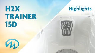 H2X Fitness Swim Spas Trainer 15D by Master Spas