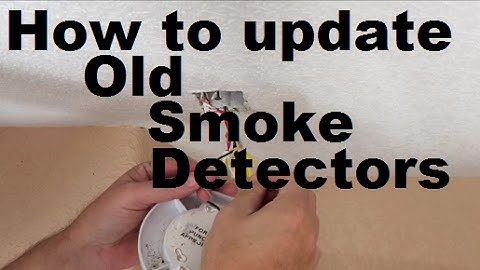How to replace hardwired smoke detectors