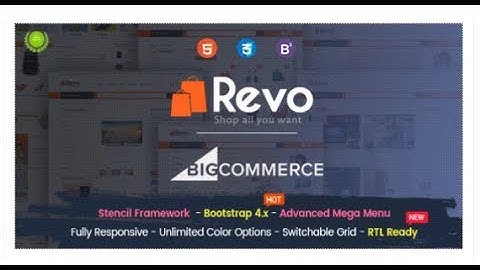 Revo - Multipurpose Stencil Responsive BigCommerce Theme | Themeforest Templates