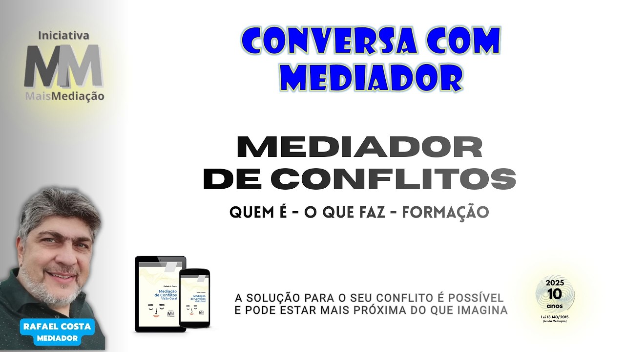 MEDIADOR DE CONFLITOS - INICIATIVA MAIS MEDIAÇÃO