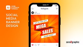 How to Create Social Media Banner Design in Adobe Illustrator