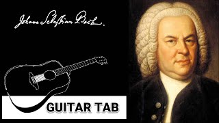 Guitar TAB - J.S. Bach - BWV 772 Invention No 1 - DUET (1685-1750) | Tutorial Sheet Lesson #iMn