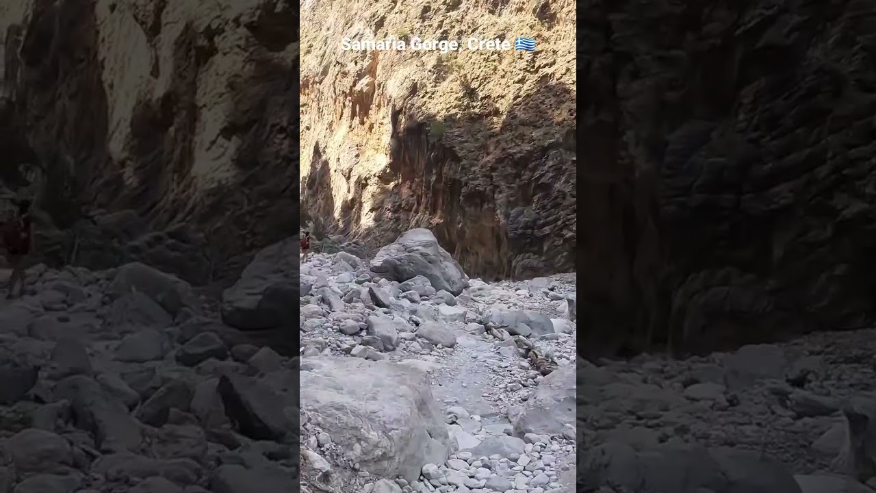 Samaria Gorge Crete ⛰️🌊🏃‍♂️🇬🇷 