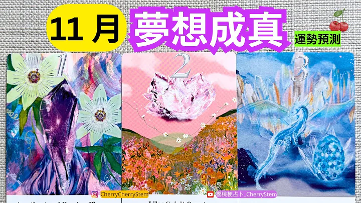🍒 💝 11月 領取好運, 好消息降臨, 願望成真｜  ♥️ 請開啟字幕 🟣無時間限制占卜 🟡  #塔羅 #占卜 #字卡 #tarot #oracle - 天天要聞