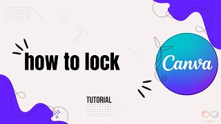 How to lock in Canva