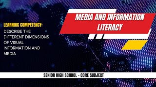 Information THE DIFFERENT DIMENSIONS OF VISUAL INFORMATION AND MEDIA Guide