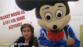 Lol Bebek Aldık - Mickey Mouse ile Lol Bebek açıyoruz