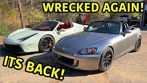 Wrecked Honda S2000 Is Finally Back!!!