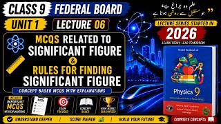 Sig Fig MCQs | Physics 9 Chapter 1 (Federal Board)