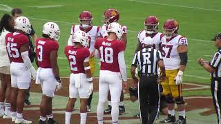 See the Coin Toss of the 2022 USC-Stanford Football Game