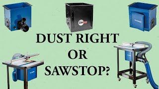 BEST Dust Collection Box. DUST RIGHT OR SAWSTOP?