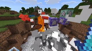 How to make exploding sword in mcpe using commandblocks