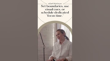 How can I minimize interruptions from colleagues?