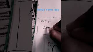 Aafiya name logo.logo series part 4 I think you are next  like and subscribe and comment your name