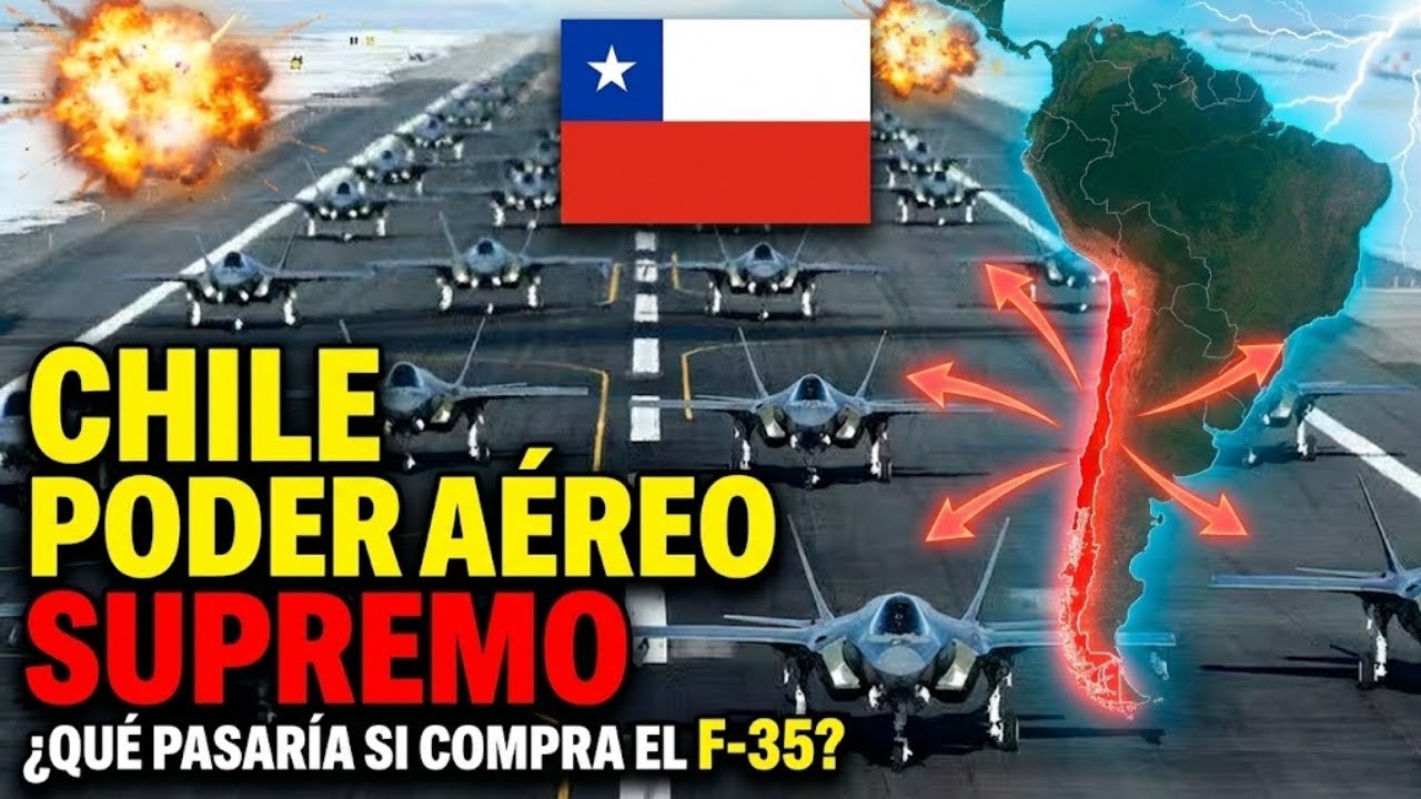 ¿Qué PASARÍA si CHILE compra el F-35 y DOMINA el CIELO de Sudamérica? | Escenario Hipotético