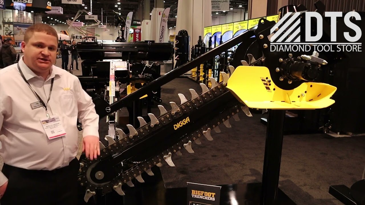 Digga Big Foot Trencher | Diamond Tool Store