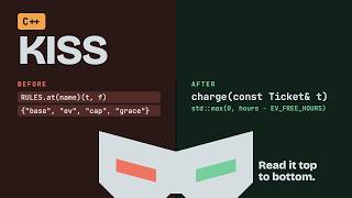 KISS in C++: Replace a Rule Engine with Plain Code
