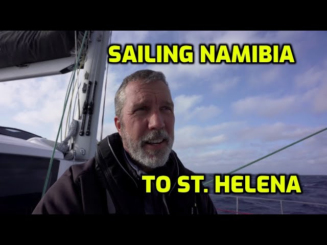 TransAtlantic Voyage.  Sailing Namibia to St Helena.  Dolphins, Breakdowns and Seasickness.