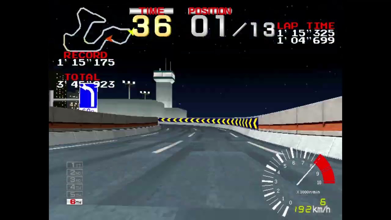 Ridge Racer (Arcade), Advanced (3'45