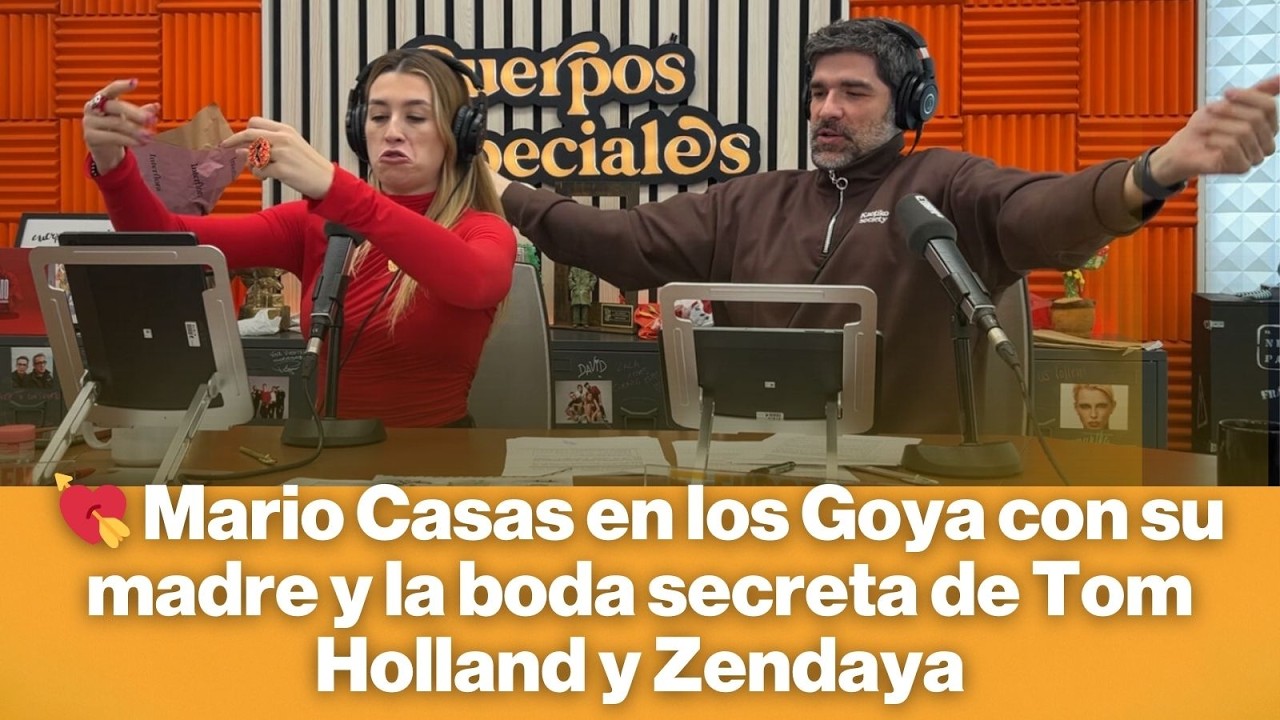 💘 Mario Casas en los Goya con su madre y la boda secreta de Tom Holland y Zendaya