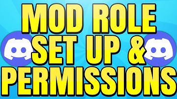 How to Make a Moderator Role on Discord (Mod Role Permissions & Set Up)