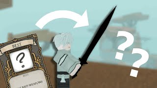 The Best Medium Weapon In Deepwoken Profile