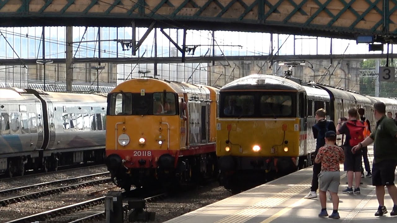 The Lochalsh Choppers and Surprise Visitors at Carlisle: Class 20, 57, 87, 88, 90 and 92: 21 June 25