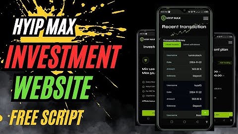Hyip Max Script ll Installation Tutorial