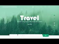 Travel Web Figma Template