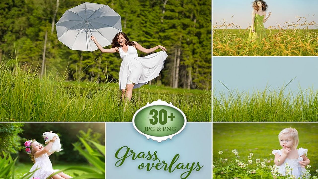 30+ Green Grass Photo Overlays in Png | VFX Pro | Transparent PNG Free Download