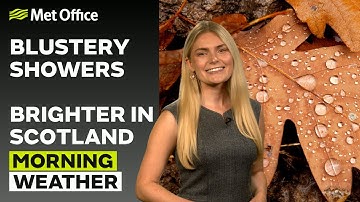 20/10/2025 - Zonneschijn in Schotland - Ochtendweerbericht VK – Met Office Weather