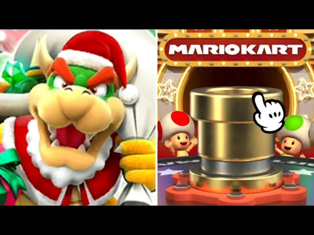 Mario Kart Tour - Too intimidating to be jolly? Either way, Bowser (Santa)  makes a festive debut on the Holiday King kart! This year, Bowser will  decide if you've been naughty or