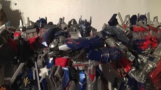 PrimeVsPrime’s Entire Transformers Movie Universe Optimus Prime Collection Video (September 2017)