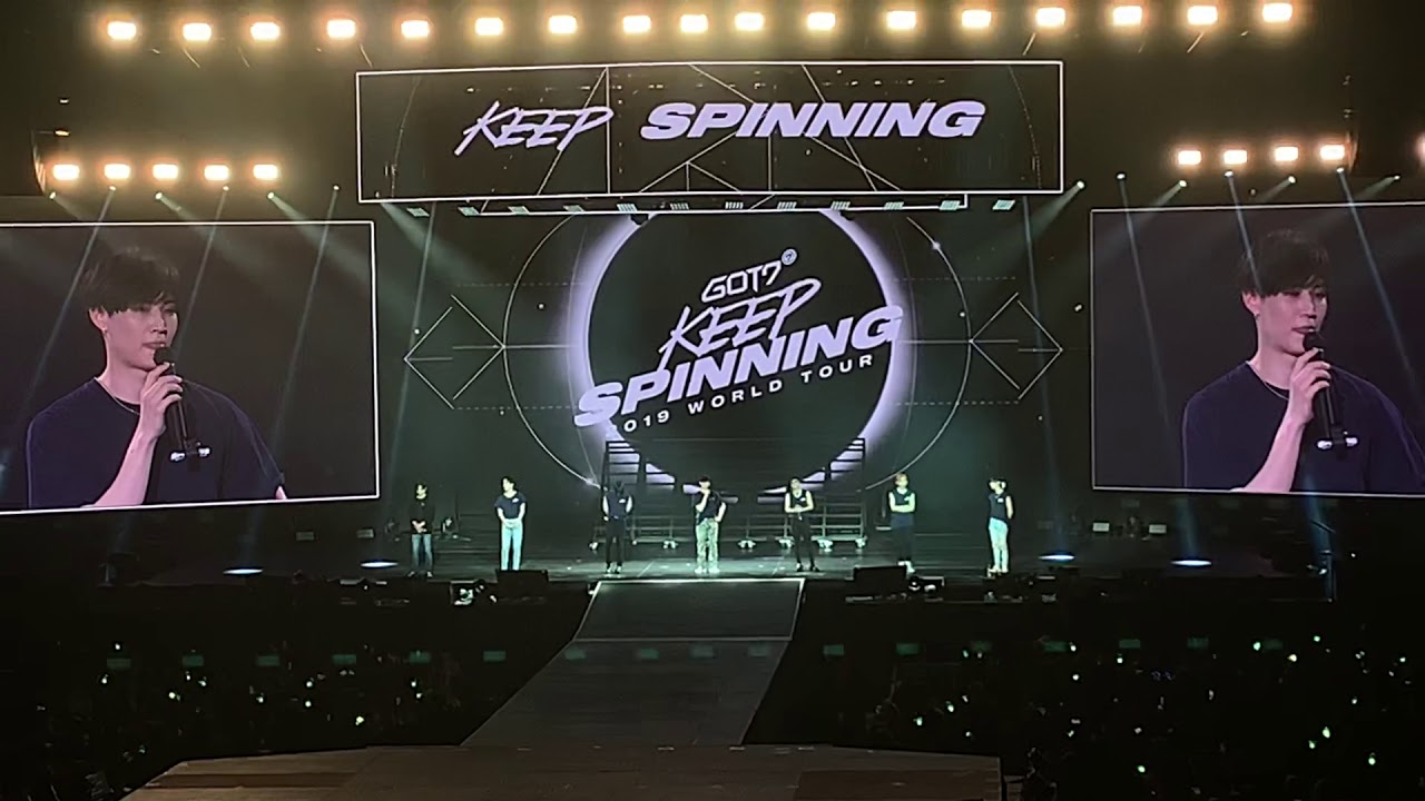 GOT7 Ending MENT @ THE FORUM LA 070619 ‘KEEP SPINNING’ WORLD TOUR