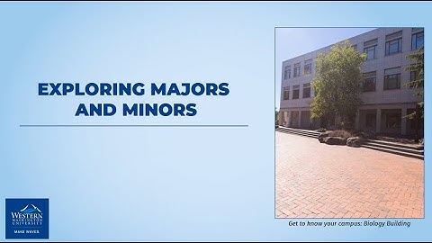 Exploring Majors and Minors