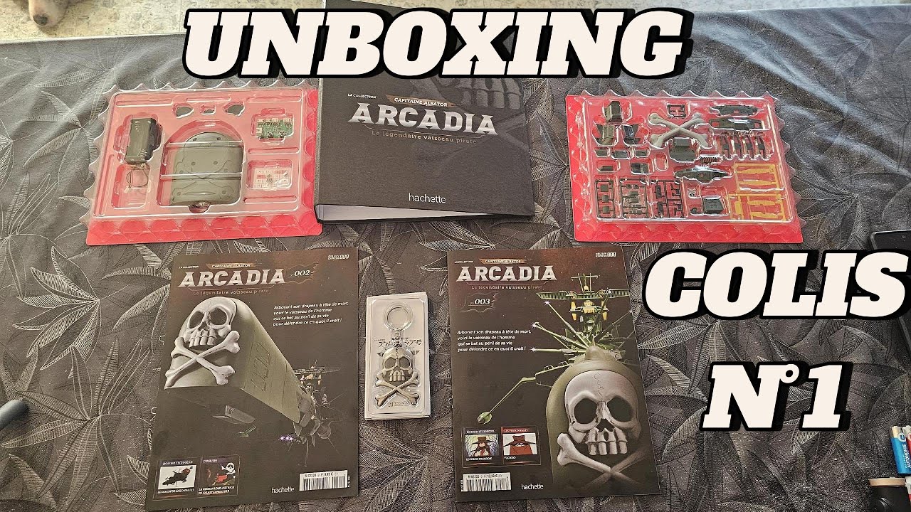 UNBOXING COLIS N°1 LE CAPITAINE ALBATOR L ARCADIA 