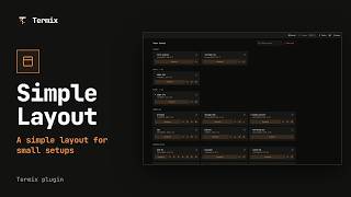 Simple Layout | Termix plugin