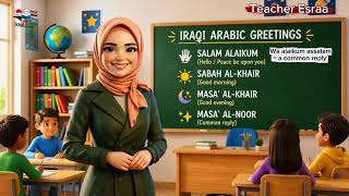 Learn Common Iraqi Arabic Greetings | Iraqi Arabic for Beginners part 2 Learn Common Iraqi Arabic Greetings | Iraqi Arabic for Beginners part 2