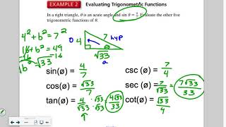 Honors Algebra II Section 9 1 Video Lesson
