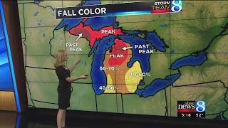 Fall colors peaking across Michigan
