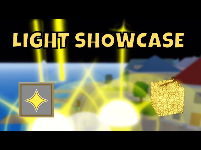 Light Fruit Showcase BLOX PIECE 