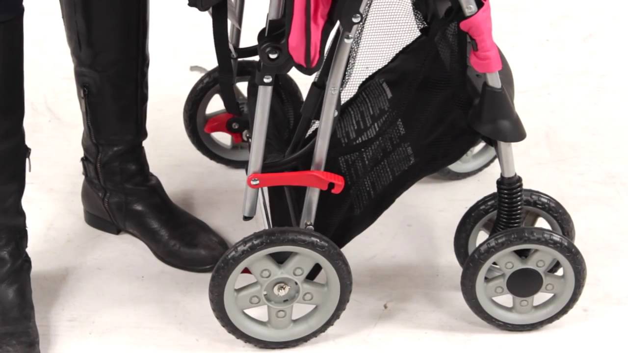 kolcraft cloud umbrella stroller folded