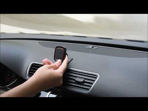 Магнітний тримач для телефона в машину M02-T2 [адаптивна основа], відео 1