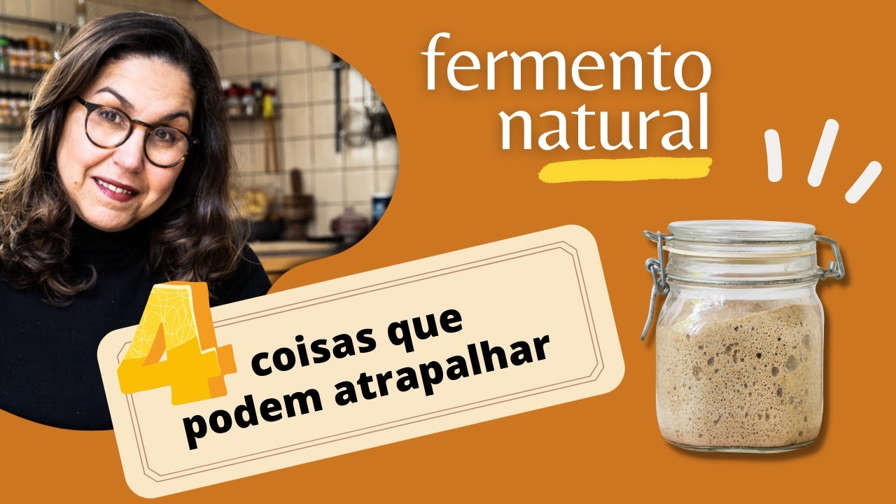 Seu fermento natural não dá certo? Tenho 4 possíveis razões.