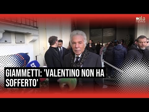 Video Valentino, Giammetti: Si e' spento nel sonno, non ha sofferto