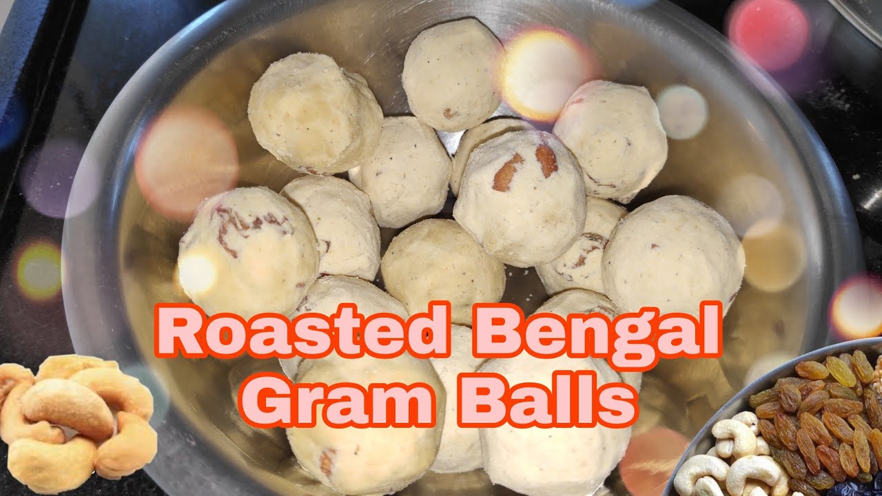 Roasted Bengal Gram Balls Recipe/ Very simple and tasty